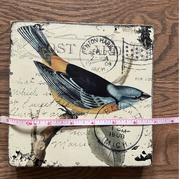 Cedar Mountain Bluebird Art Block - Picture 3 of 11